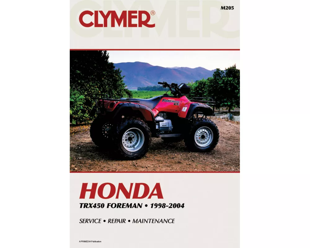 Honda TRX450 Foreman Series ATV (1998-2004) Service Repair Manual