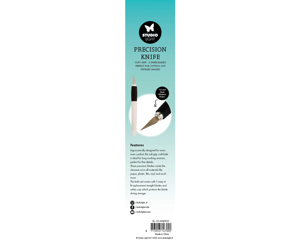 SIZZIX Skalpell 1.6x15.6x1.6cm KNIFE01 5 Klingen