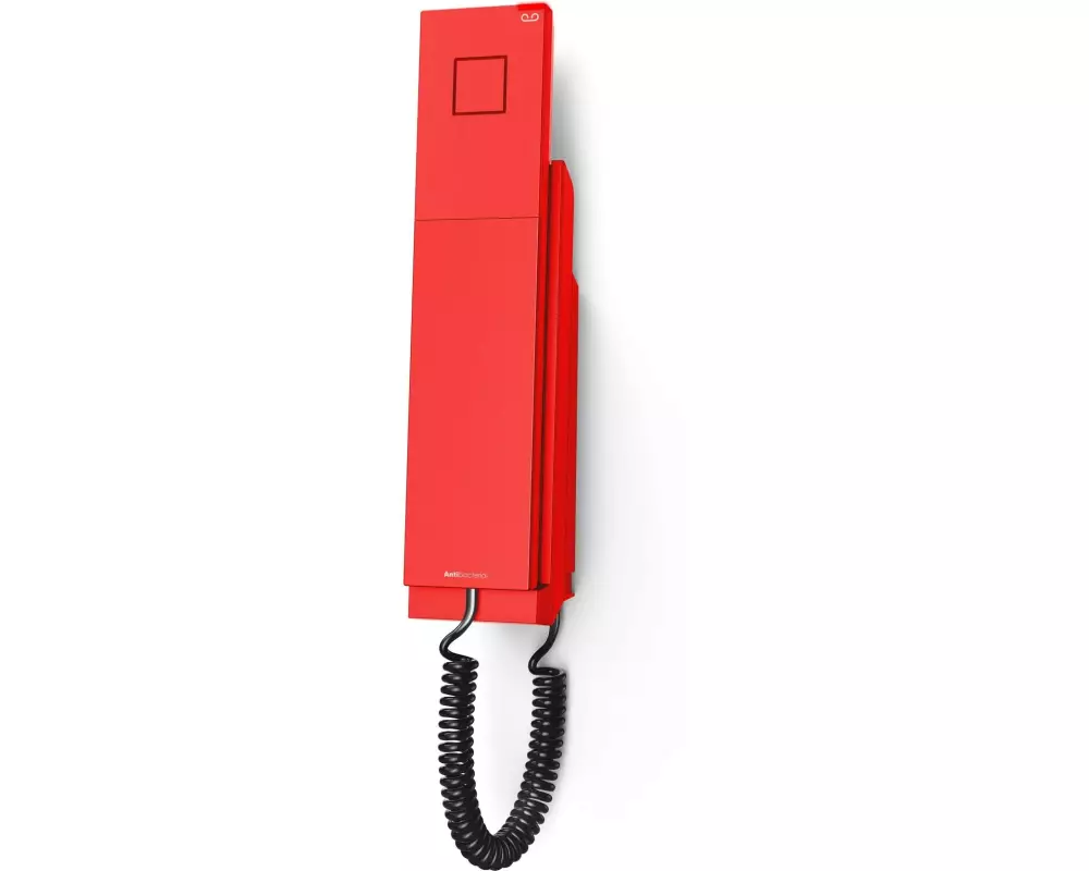 snom Tischtelefon E303 SIP-Notfalltelefon Rot