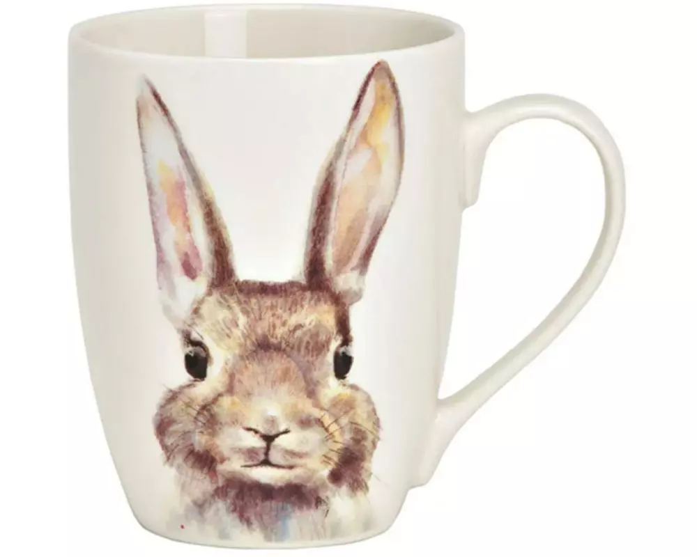 G. Wurm Teetasse Osterhase 1 Stück, Braun/Weiss
