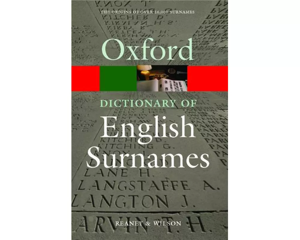 A Dictionary of English Surnames