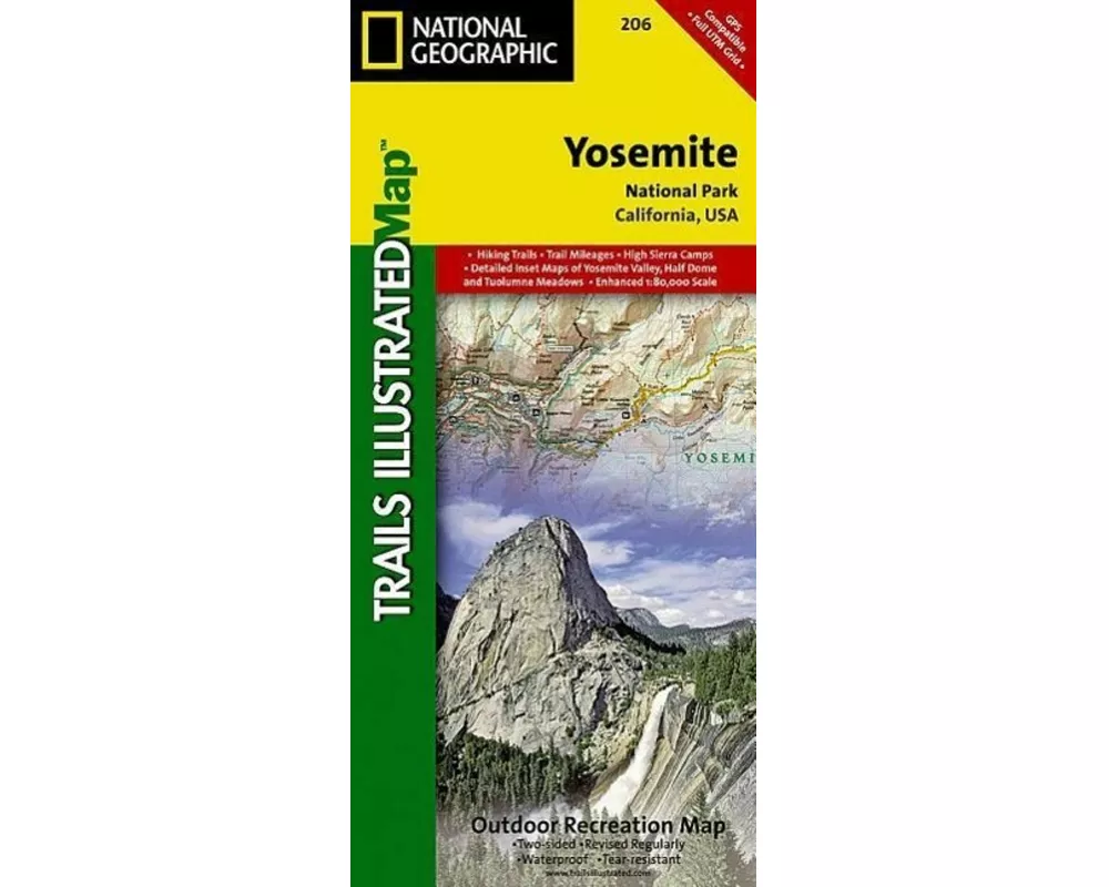 Yosemite National Park Map
