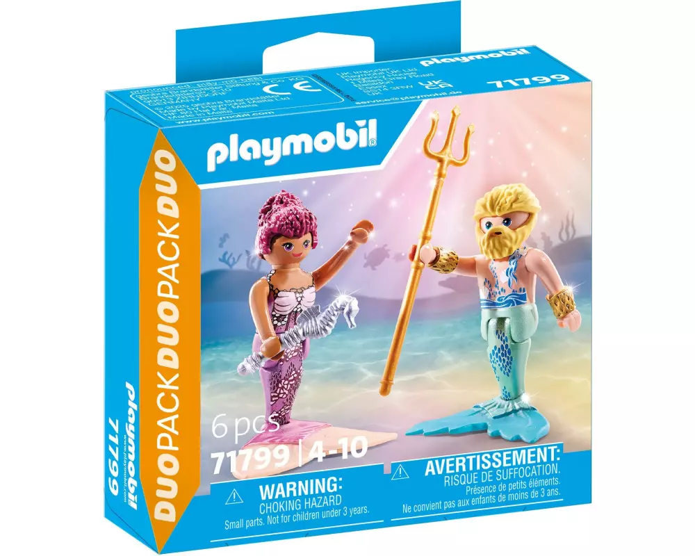 Playmobil Duo Pack Meerjungfrau und Meermann 71799