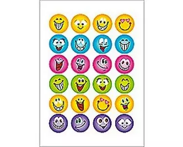 Herma Stickers Motivsticker Gesichter 24 Stück