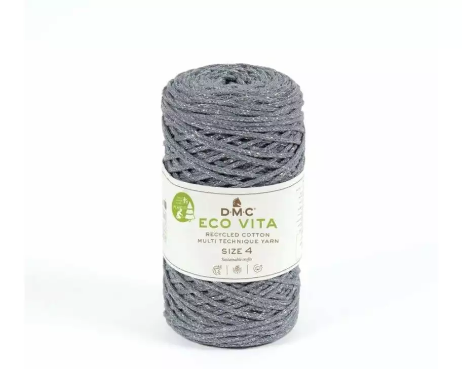DMC Wolle Nova Vita 2.5 mm, 250 g, Metallic Grau