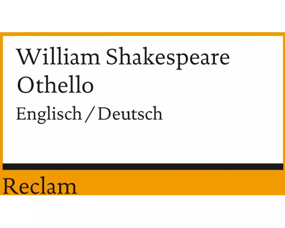 Othello. Englisch/Deutsch