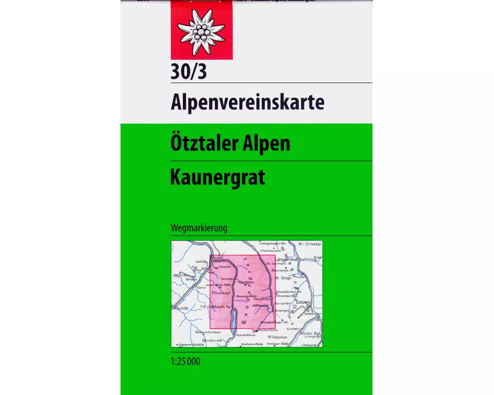 Ötztaler Alpen, Kaunergrat