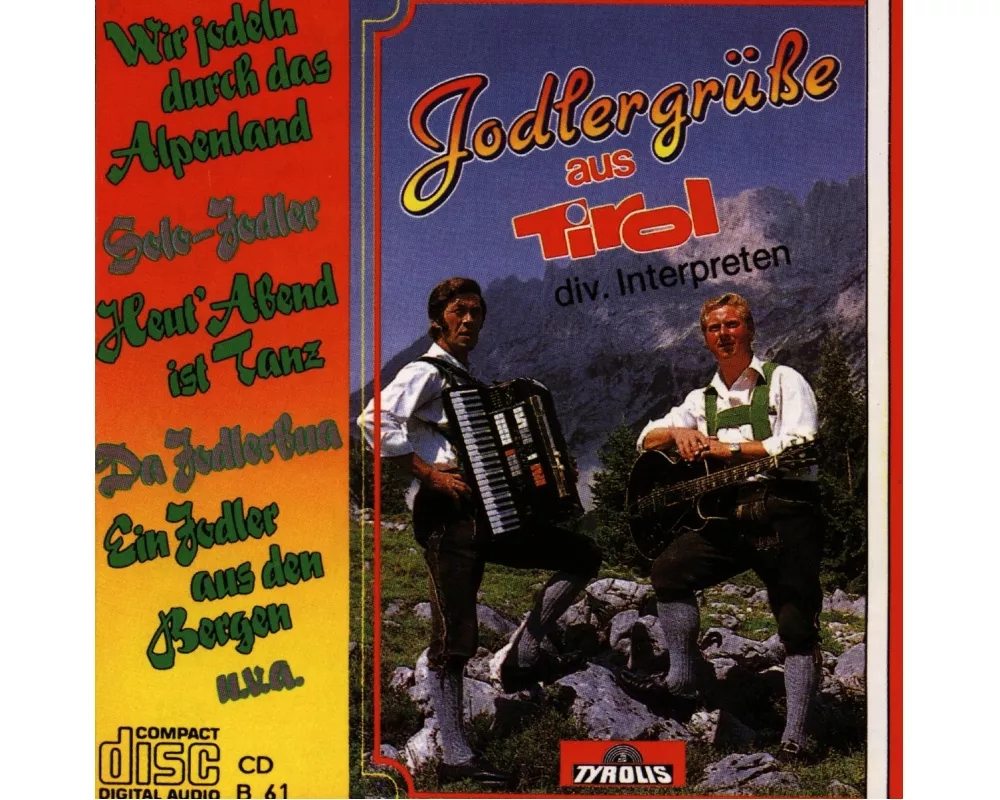 Jodlergrüáe Aus Tirol