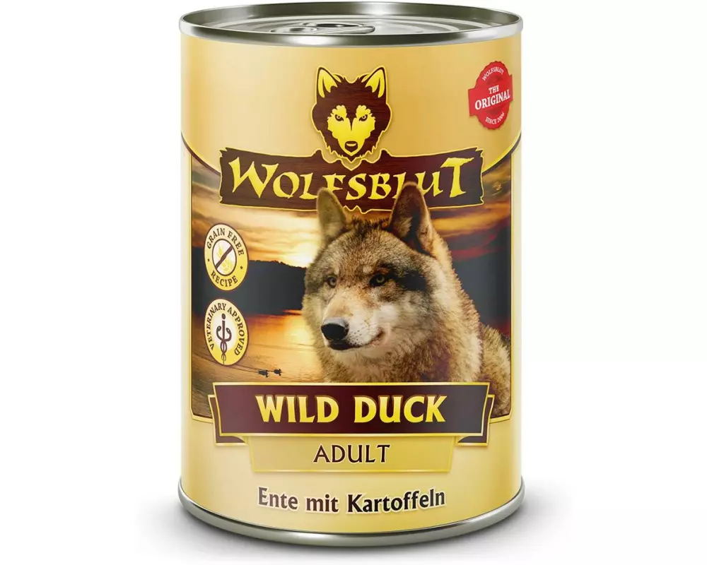 Wolfsblut Nassfutter Dog Wild Duck, 395 g