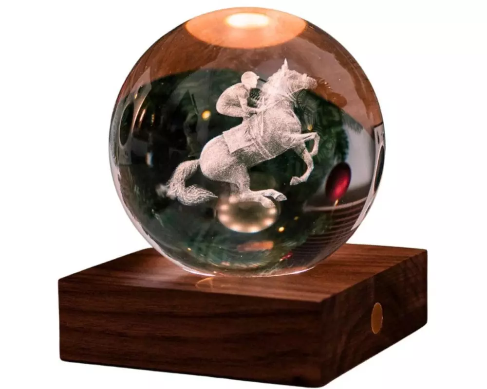 Gingko LED Stimmungslicht Amber Pferderennen Braun/Transparent