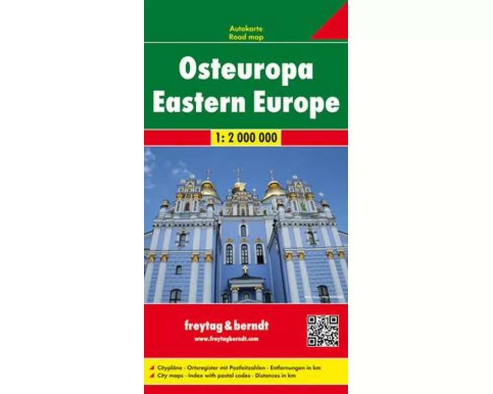 freytag & berndt Straßenkarte Osteuropa 1:2 Mio