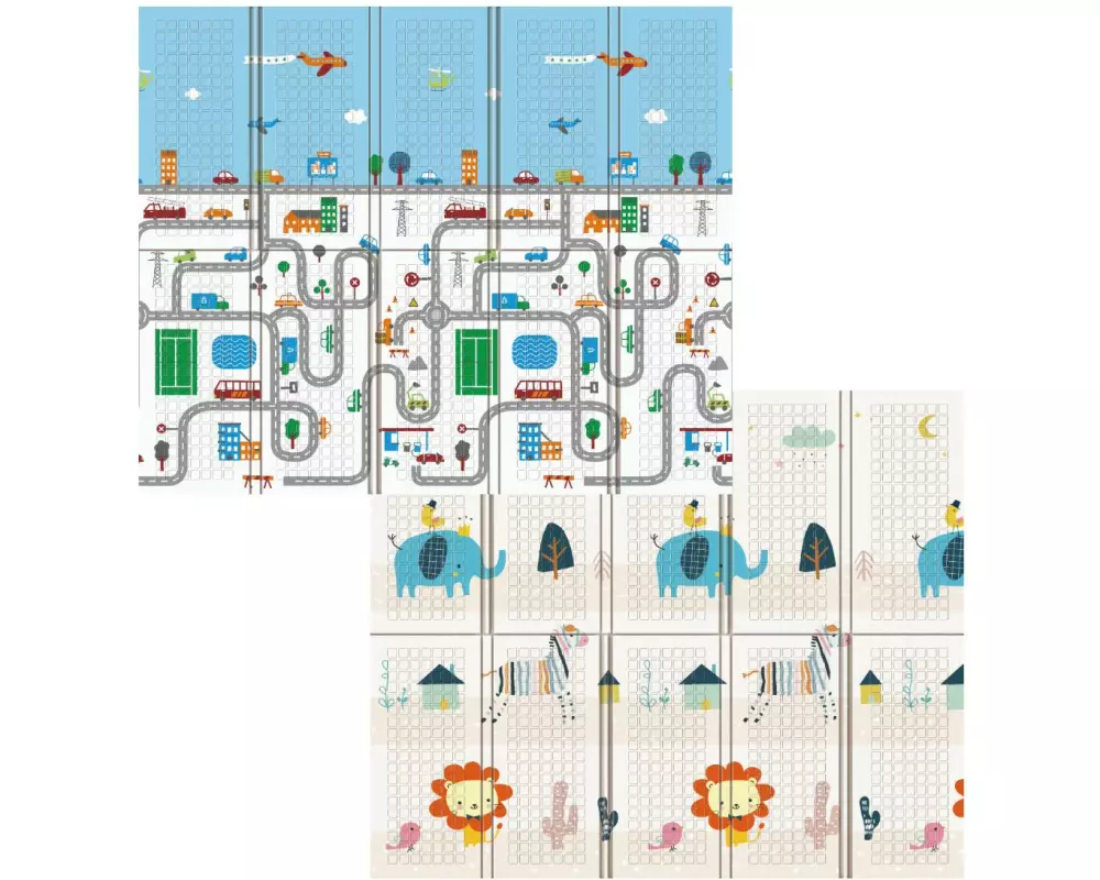 Tadu Spielmatte Traffico, 180 x 200 x 1.5 cm
