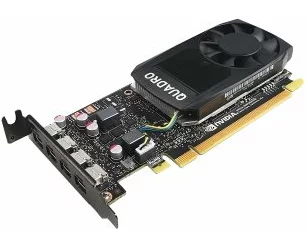 Lenovo Graphic, NVIDIA Quadro P1000, 4GB, 4x mini-DP, with LP Bracket