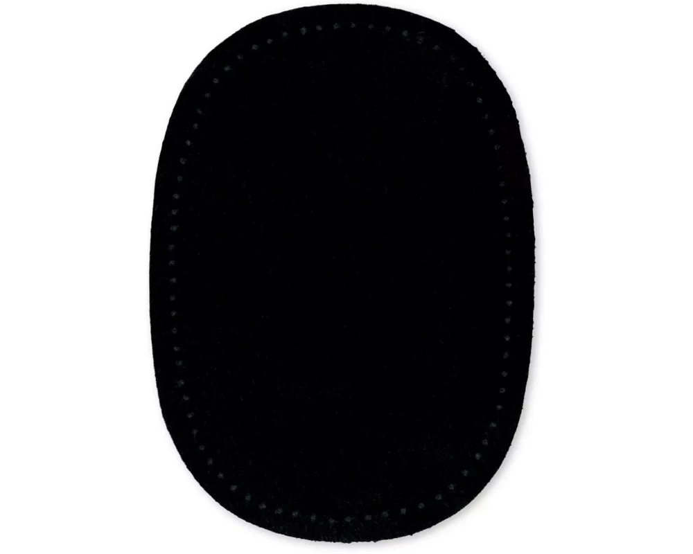 Prym Applikation 10 x 14 cm Lederimitat, Schwarz, 2 Stück