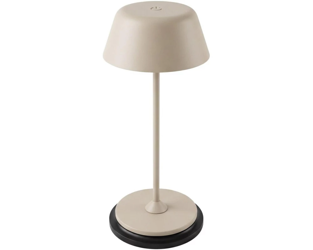 COCON Tischleuchte mit Ladestation, Pawica, Beige