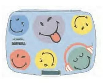 Lässig Lunchbox SmileyWorld Blau