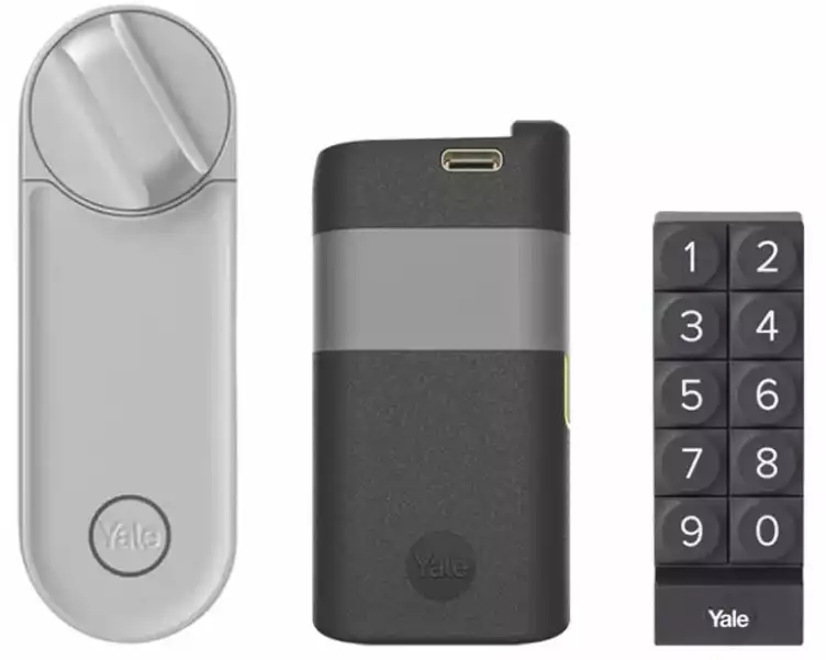 Yale Linus L2 Smart Lock Silber Kit Keypad + Battery-Pack