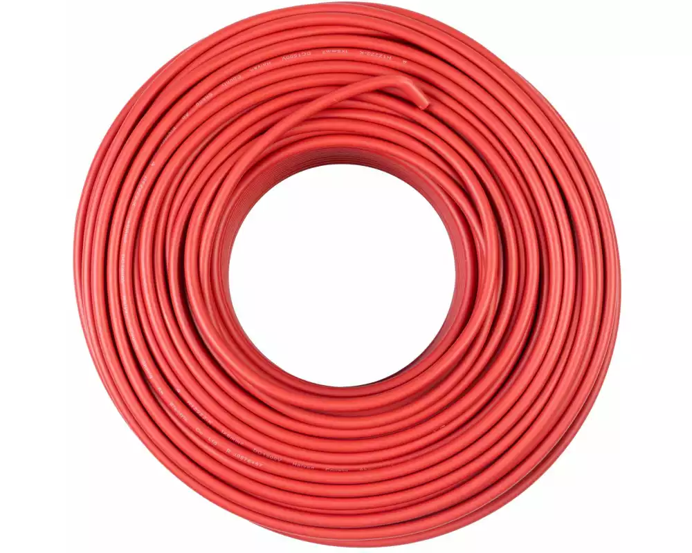 FURBER.power Solarkabel 6 mm² Rolle 100 m, Rot