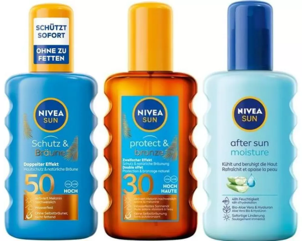 NIVEA SUN Sun Urlaubsset Bräune 3er Set