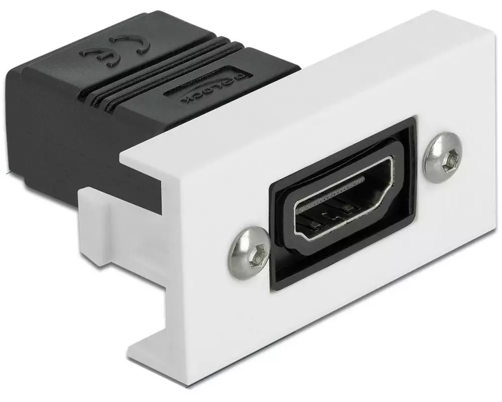 Delock Easy 45 HDMI Modul gerade 22.5 x 45 mm HDMI - HDMI