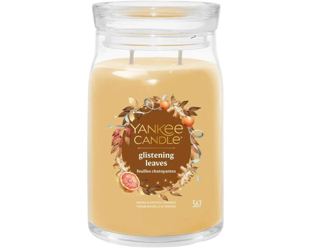 Yankee Candle Signature Duftkerze Glistening Leaves Large Jar