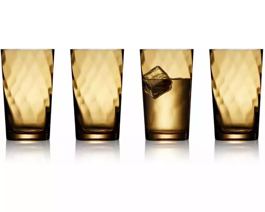 Lyngby Longdrinkglas Vienna Braun, 4 Stück, 45 cl