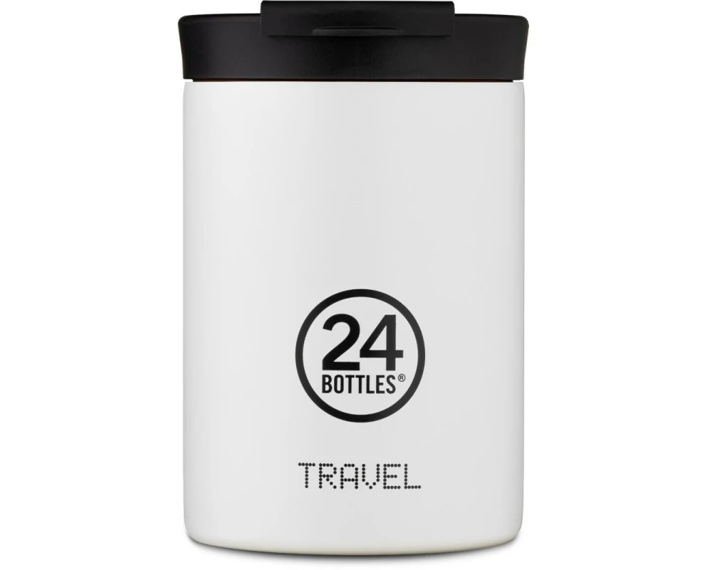 24Bottles Thermobecher Travel Tumbler 350 ml, Ice White