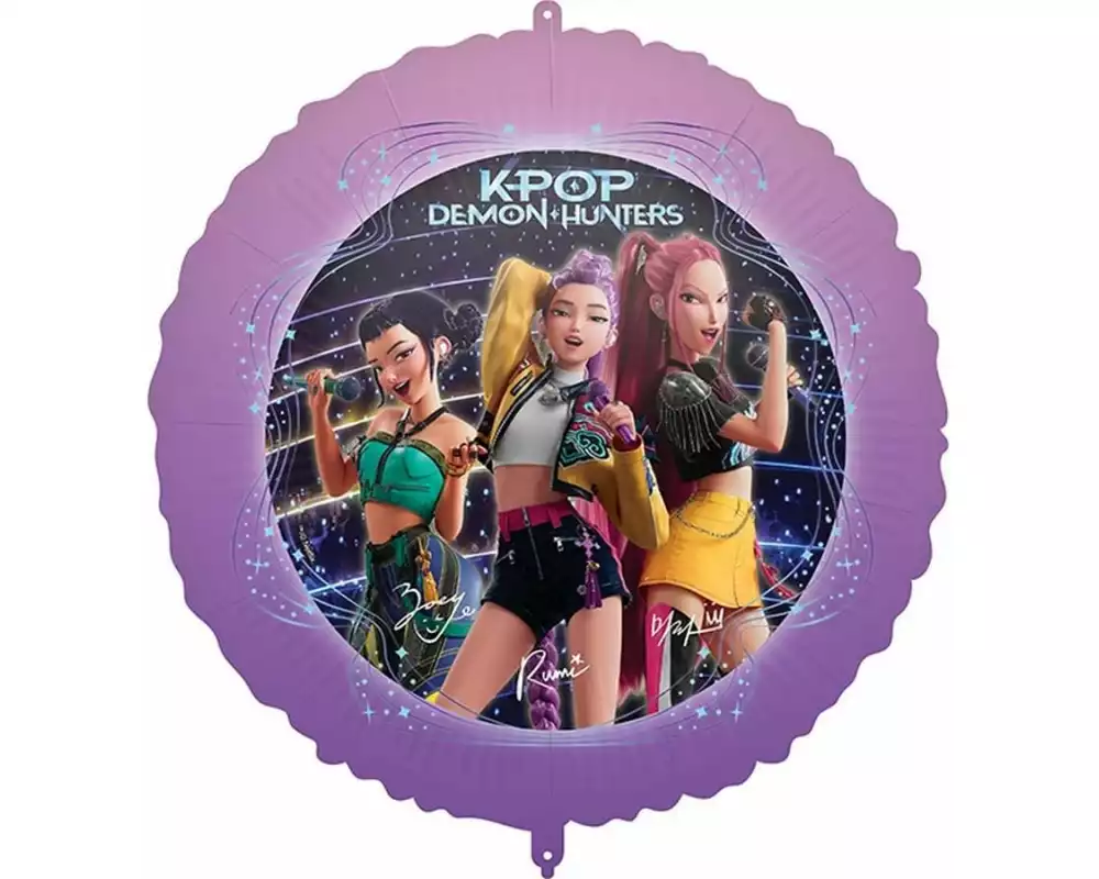 We fiesta Party Folienballon K-Pop Demon 45 cm, Violett