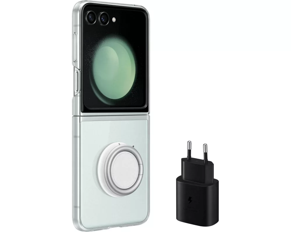 Samsung EF-XF73 Clear Gadget Case Galaxy Z Flip5 Starter Pack