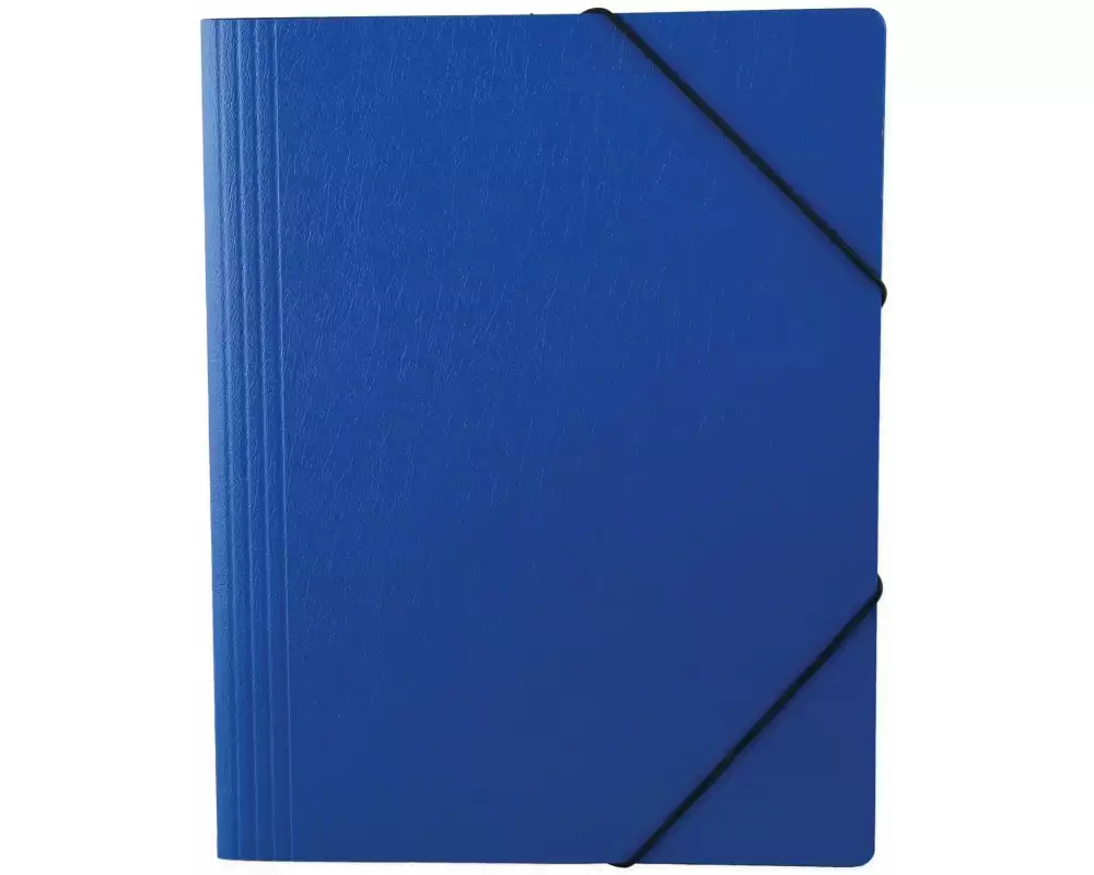 office focus Gummibandmappe A4 ohne Etikette Blau