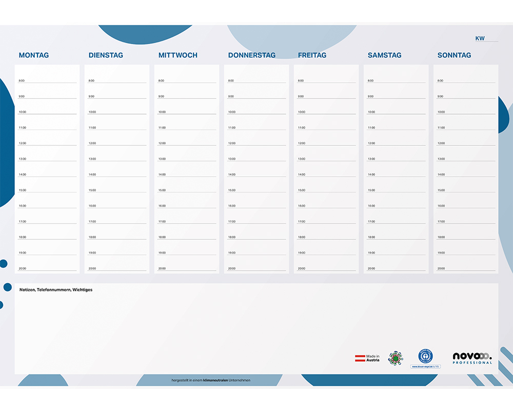 NOVOOO Schreibunterlage 37.5x52.5cm 535148000 Office, recycling 30 Blatt