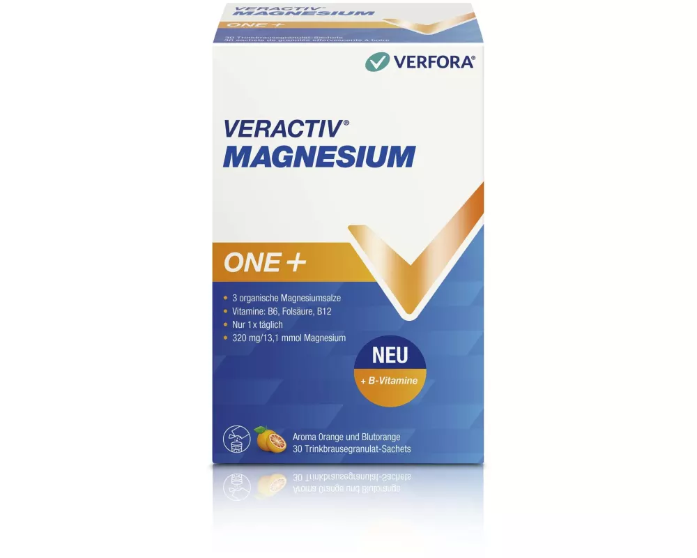Veractiv Magnesium One+ Brausepulver 30 Stück