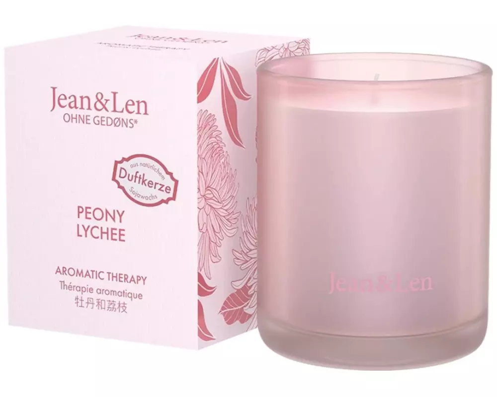 Jean & Len Duftkerze Aromatic Therapy Peony