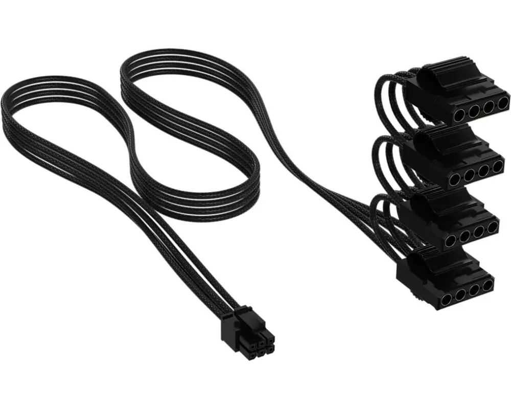 Corsair Premium Ind.Sl.Periph.Power(Molex-st.) Cable(4 conn)T5 75 cm