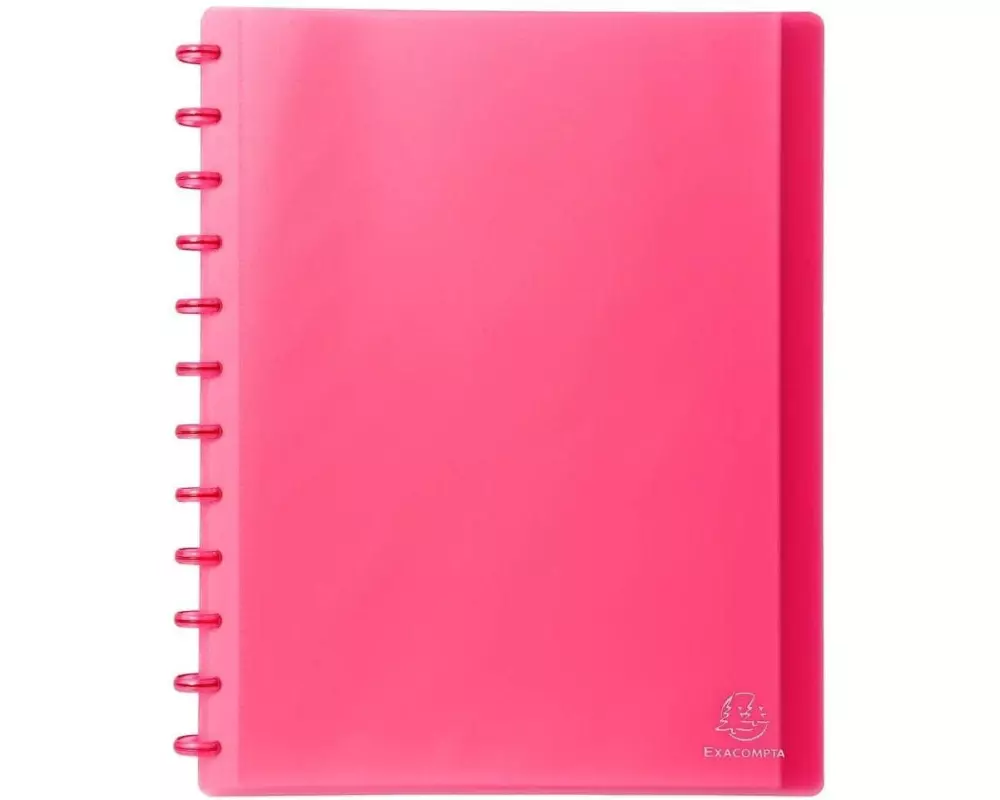 Exacompta Sichtbuch A4 Rot/Transparent