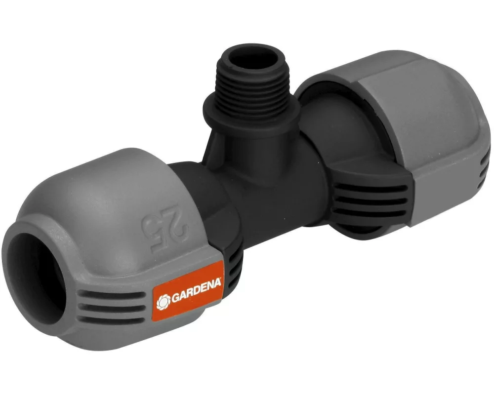 GARDENA T-Stück 2786, 25 mm x 1/2"-Aussengewinde