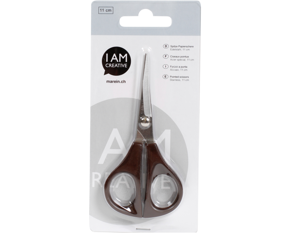 I AM CREATIVE Papierschere spitz 4080.34 12.5cm