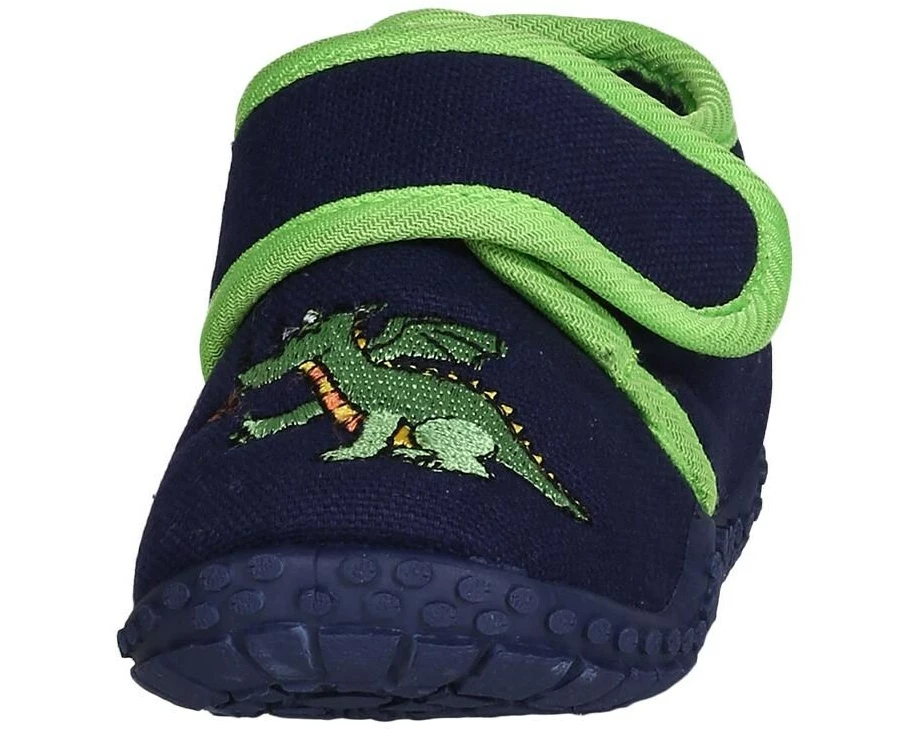 Playshoes Hausschuhe Drache Gr. 20/21, Gr. Marineblau