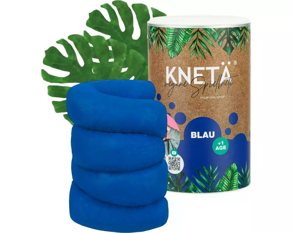 KNETÄ Knetmasse XXL Papierdose 1 kg Blau