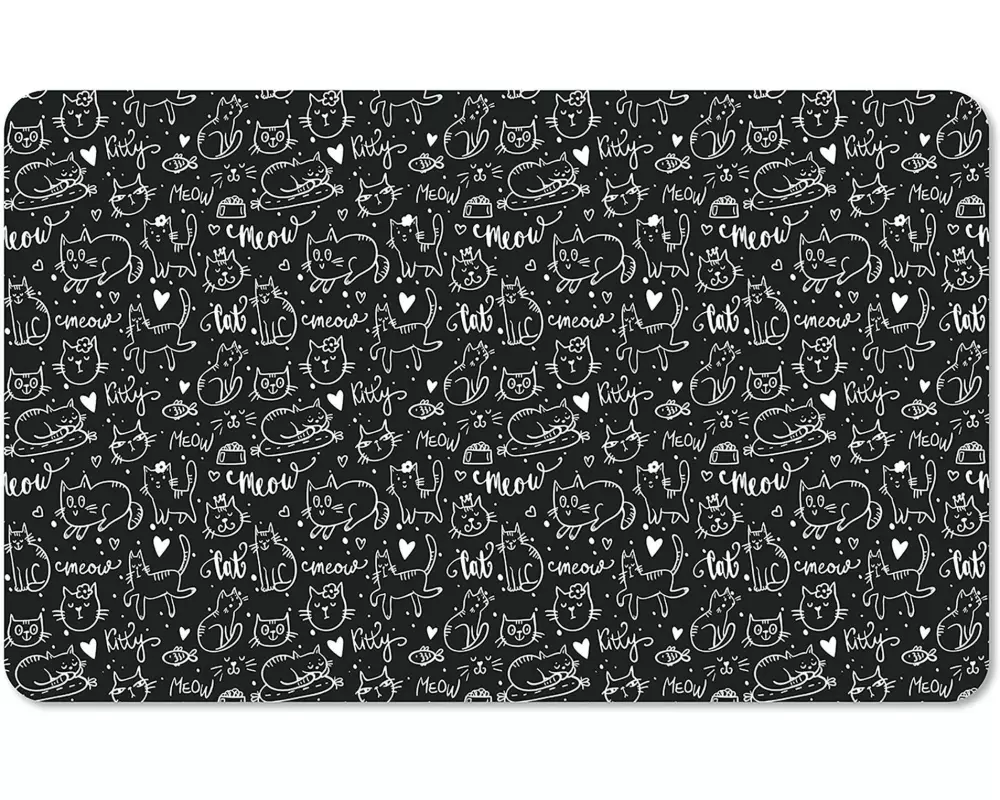 Tarhong Black & White Meow 29.2 x 48.3 cm