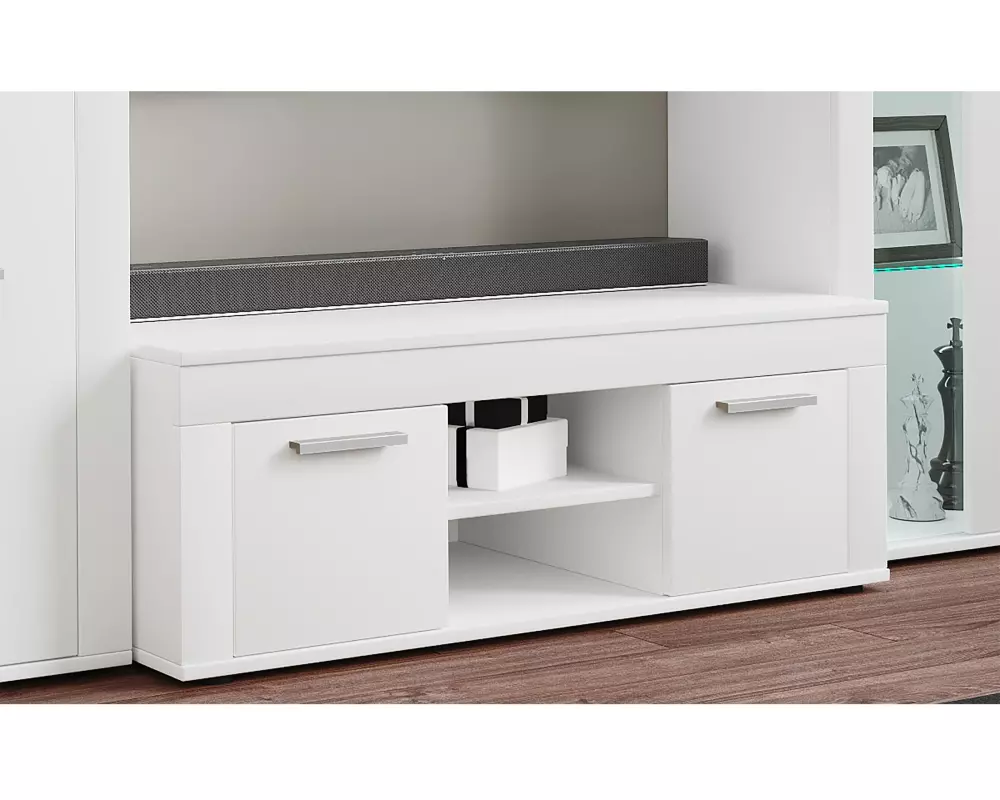 VCM TV-Möbel Usilo L 102 x 45 cm, Weiss