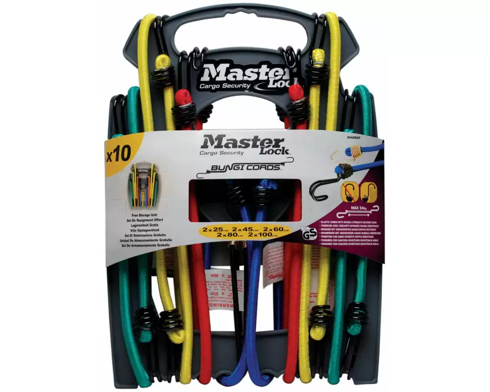 Masterlock Gummi-Spannseilset 10 Stück