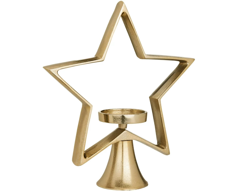 EGLO Weihnachtswindlicht Stern Mukayle 34 cm, Gold