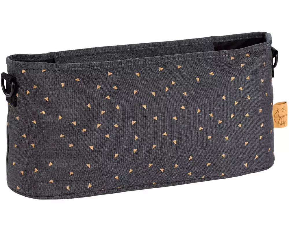 Lässig Kinderwagentasche Triangle dark grey