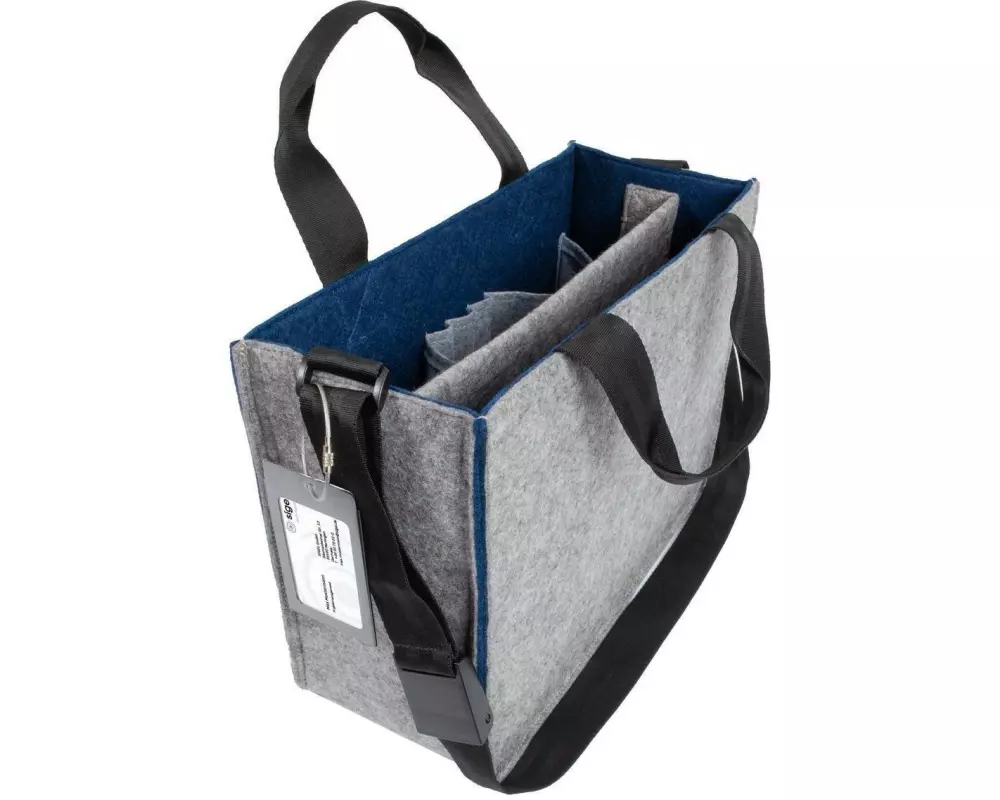 Sigel Desk Sharing Bag Bicolor M, grau/blau 15.4" Blau