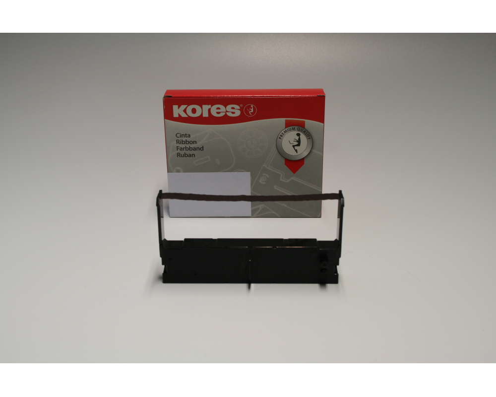 KORES Farbband Nylon schwarz R9/114 zu Epson ERC 32 13mm/8m