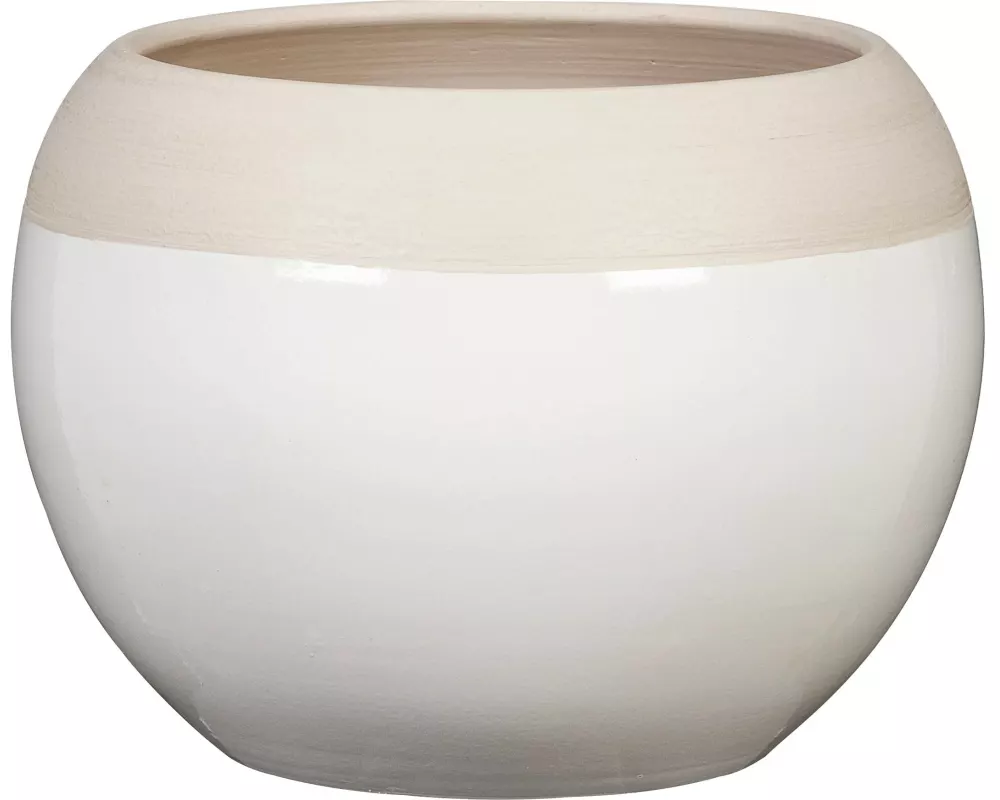 scheurich Blumentopf Blanco 718, 12.3 cm, Weiss