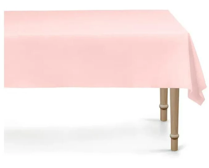 Partydeco Tischdecke Tischdecke Hellrosa, 183 x 137 cm