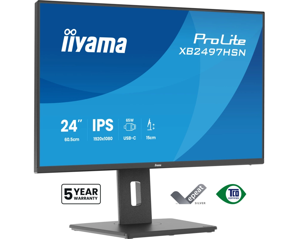 iiyama ProLite XB2497HSN-B1 Computerbildschirm 60,5 cm (23.8") 1920 x 1080 Pixel Full HD LED Schwarz