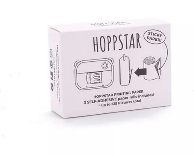Hoppstar Papierrollen – Selbstklebend - 3er Nachfüllpack